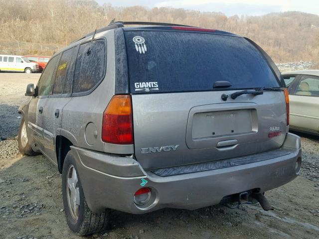 1GKDT13S422406015 - 2002 GMC ENVOY TAN photo 3