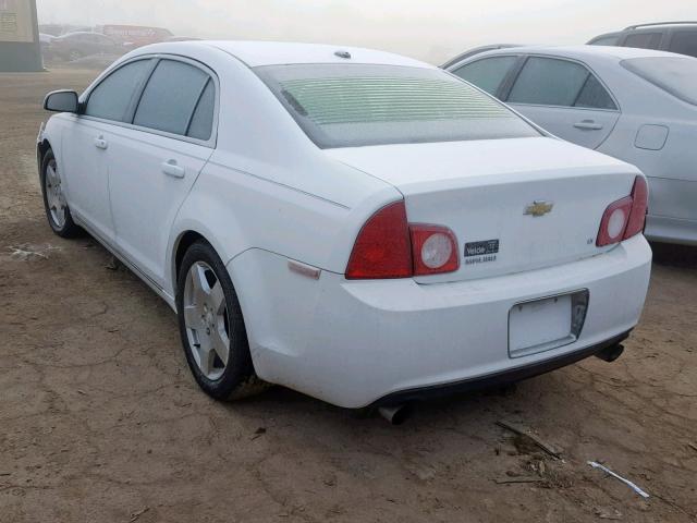 1G1ZJ577094159359 - 2009 CHEVROLET MALIBU 2LT WHITE photo 3