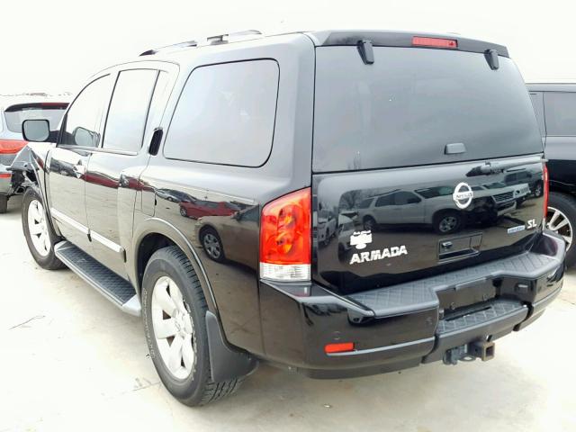 5N1BA0ND5EN604246 - 2014 NISSAN ARMADA SV BLACK photo 3