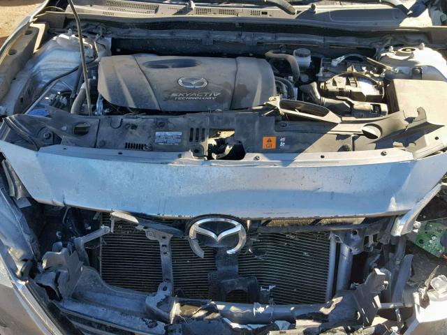 JM1BM1V37E1173926 - 2014 MAZDA 3 TOURING SILVER photo 7