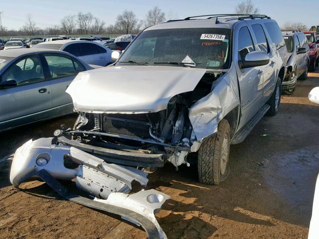 1GKUKKE39AR208129 - 2010 GMC YUKON XL K SILVER photo 2