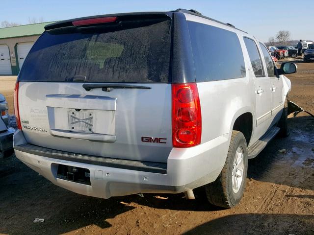 1GKUKKE39AR208129 - 2010 GMC YUKON XL K SILVER photo 4