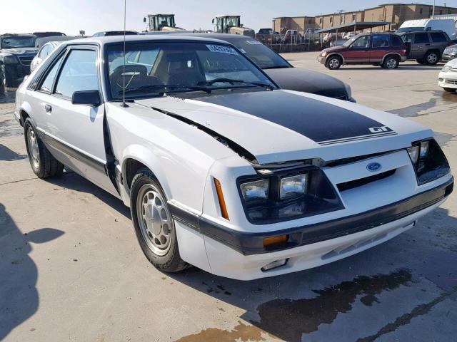 1FABP28M5GF299912 - 1986 FORD MUSTANG LX WHITE photo 1