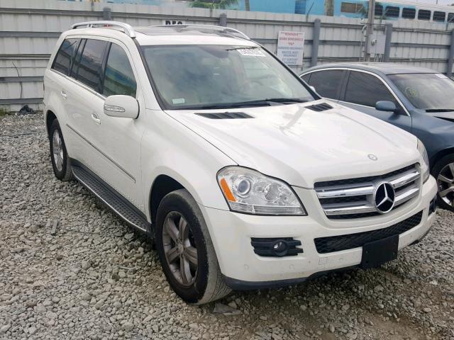 4JGBF71E98A355051 - 2008 MERCEDES-BENZ GL 450 4MA WHITE photo 1