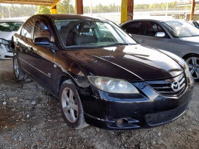 JM1BK123661464333 - 2006 MAZDA 3 S BLACK photo 1