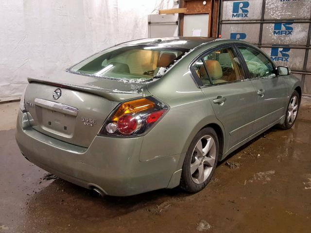 1N4BL21E97C134056 - 2007 NISSAN ALTIMA 3.5 GREEN photo 4