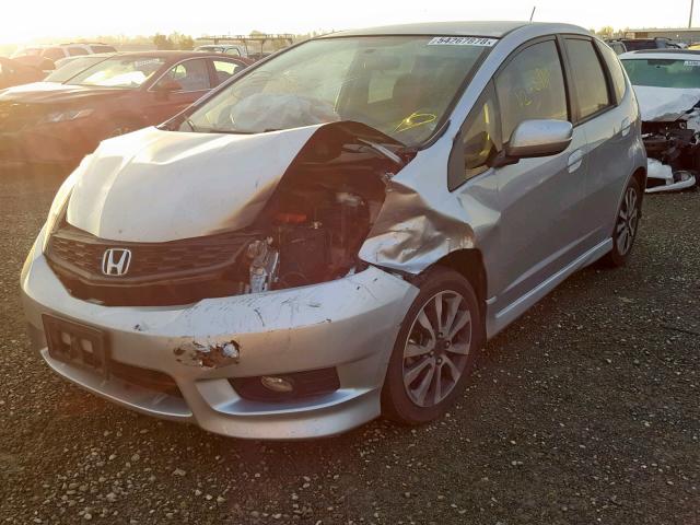 JHMGE8H56CS005130 - 2012 HONDA FIT SPORT SILVER photo 2