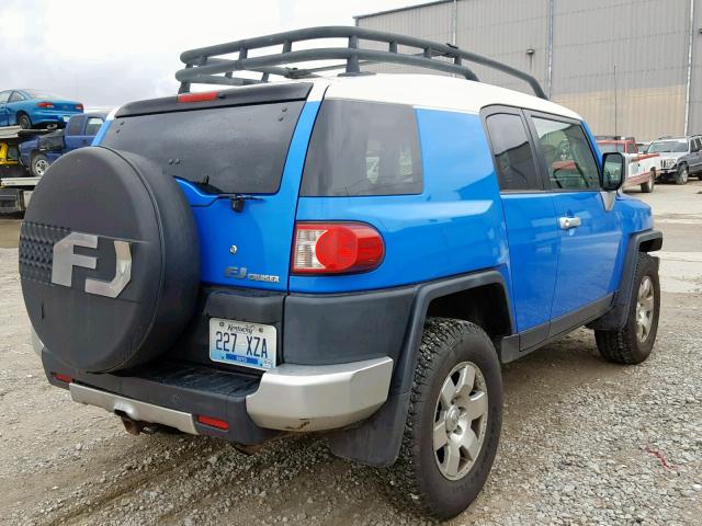 JTEBU11F670007949 - 2007 TOYOTA FJ CRUISER TWO TONE photo 4