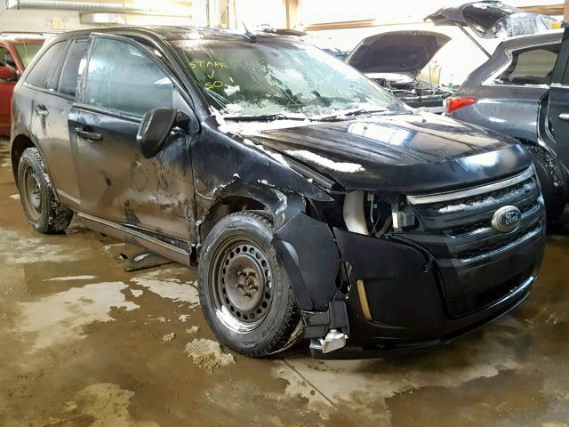 2FMDK4JC9DBB46697 - 2013 FORD EDGE SEL BLACK photo 1