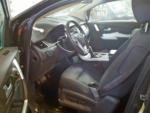 2FMDK4JC9DBB46697 - 2013 FORD EDGE SEL BLACK photo 5