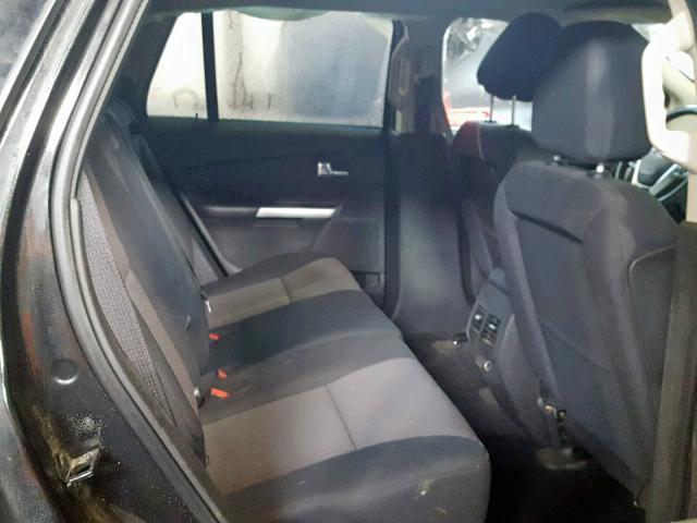 2FMDK4JC9DBB46697 - 2013 FORD EDGE SEL BLACK photo 6