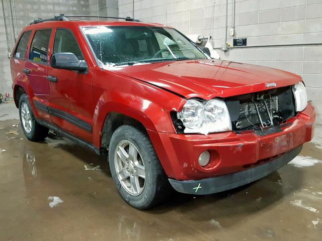 1J4HR48N95C518009 - 2005 JEEP GRAND CHER RED photo 1