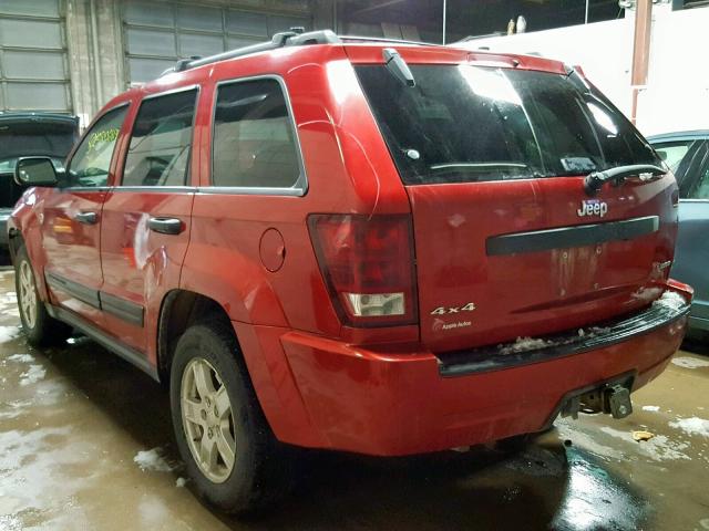 1J4HR48N95C518009 - 2005 JEEP GRAND CHER RED photo 3