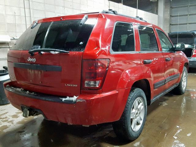 1J4HR48N95C518009 - 2005 JEEP GRAND CHER RED photo 4