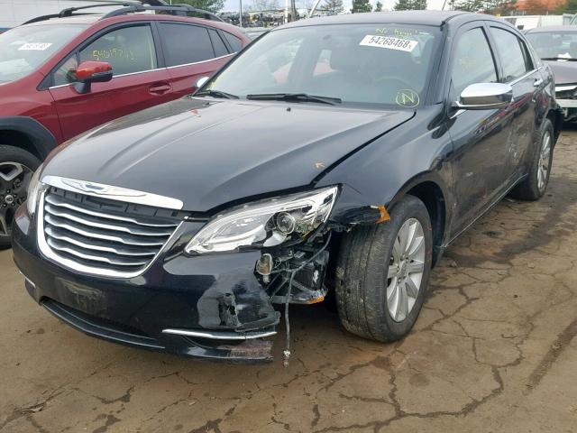 1C3CCBCG5EN193219 - 2014 CHRYSLER 200 LIMITE BLACK photo 2