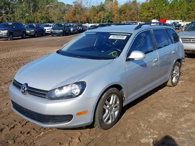 3VWPL7AJ9DM668367 - 2013 VOLKSWAGEN JETTA TDI SILVER photo 2