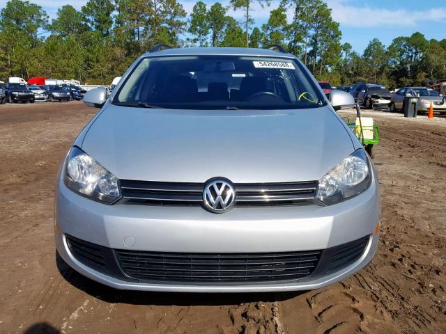 3VWPL7AJ9DM668367 - 2013 VOLKSWAGEN JETTA TDI SILVER photo 9