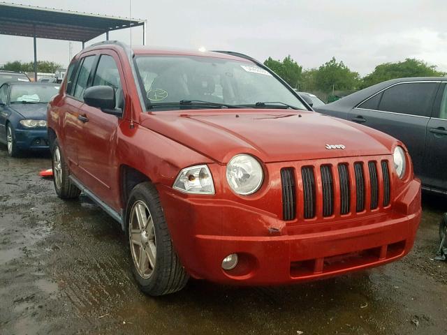 1J8FT47W68D714974 - 2008 JEEP COMPASS SP RED photo 1