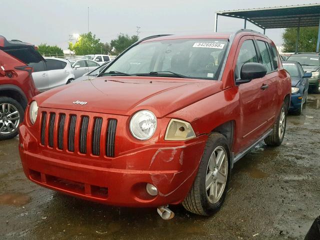 1J8FT47W68D714974 - 2008 JEEP COMPASS SP RED photo 2