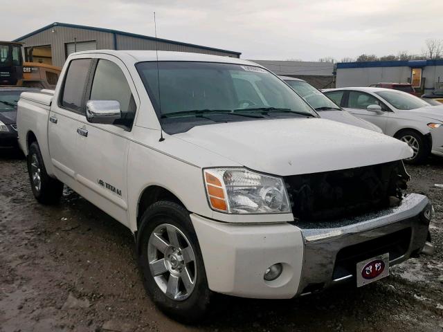 1N6BA07A97N215682 - 2007 NISSAN TITAN XE WHITE photo 1