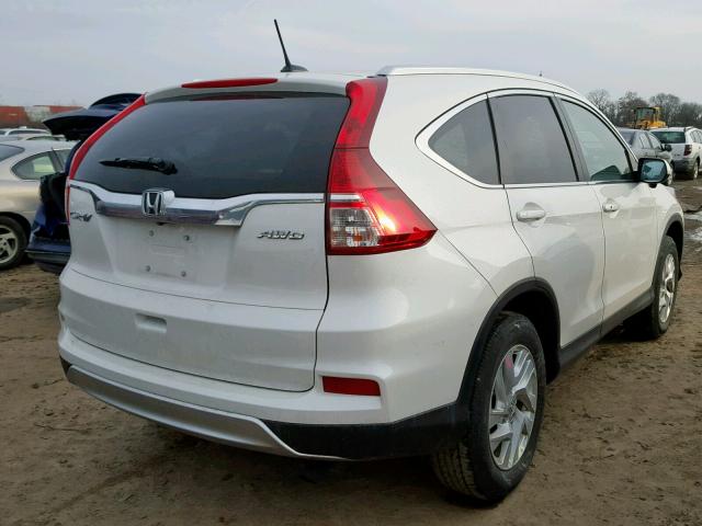 5J6RM4H71FL098686 - 2015 HONDA CR-V EXL WHITE photo 4