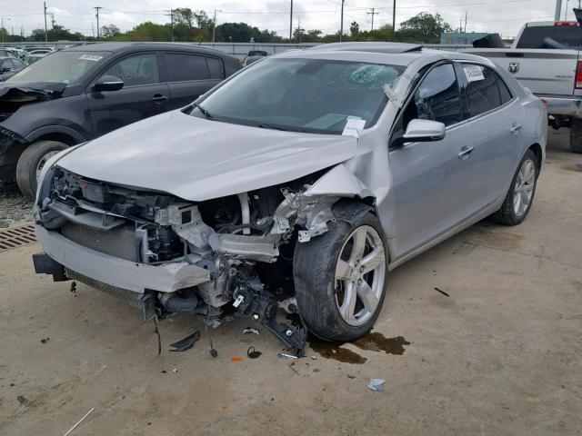 1G11J5SX6DF339818 - 2013 CHEVROLET MALIBU LTZ SILVER photo 2