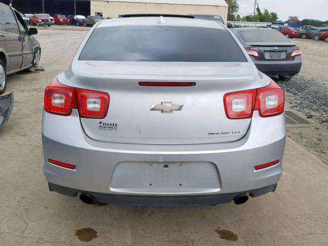 1G11J5SX6DF339818 - 2013 CHEVROLET MALIBU LTZ SILVER photo 9