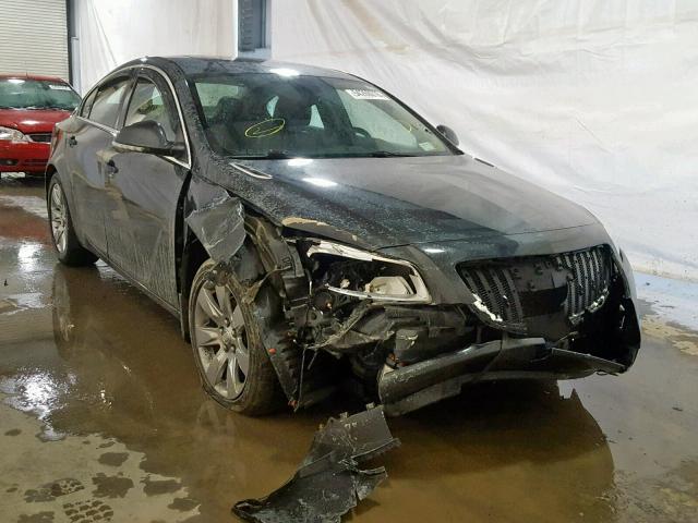 2G4GR5EK2C9177375 - 2012 BUICK REGAL CHARCOAL photo 1