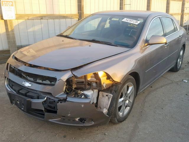 1G1ZC5EB3AF232170 - 2010 CHEVROLET MALIBU 1LT 棕色 照片 2