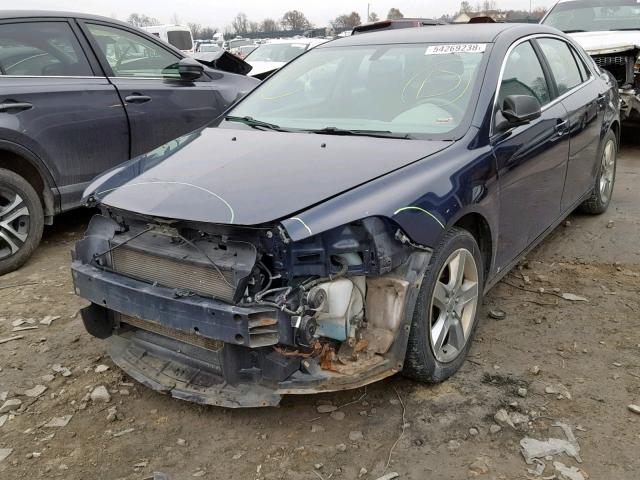 1G1ZA5EB1AF131263 - 2010 CHEVROLET MALIBU LS 蓝色 照片 2