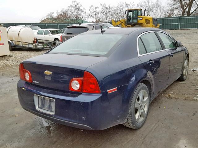 1G1ZA5EB1AF131263 - 2010 CHEVROLET MALIBU LS 蓝色 照片 4