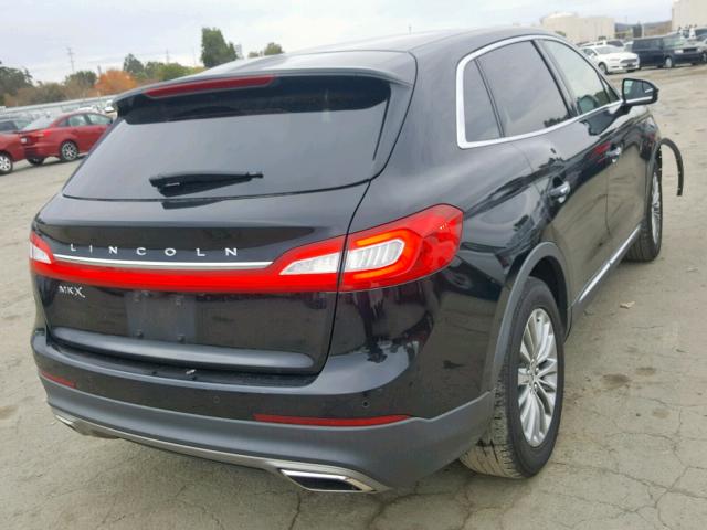 2LMTJ6KR5GBL25535 - 2016 LINCOLN MKX SELECT BLACK photo 4