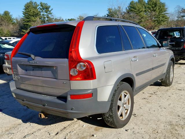 YV1CZ592351143217 - 2005 VOLVO XC90 SILVER photo 4