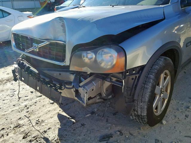 YV1CZ592351143217 - 2005 VOLVO XC90 SILVER photo 9