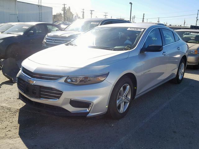 1G1ZB5ST5JF292676 - 2018 CHEVROLET MALIBU LS SILVER photo 2