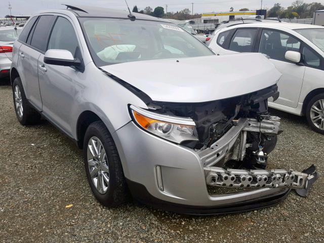 2FMDK3JC8DBA40767 - 2013 FORD EDGE SEL SILVER photo 1