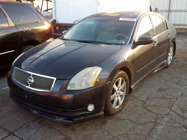 1N4BA41E75C814990 - 2005 NISSAN MAXIMA SE BLACK photo 2