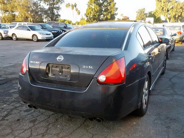 1N4BA41E75C814990 - 2005 NISSAN MAXIMA SE BLACK photo 4