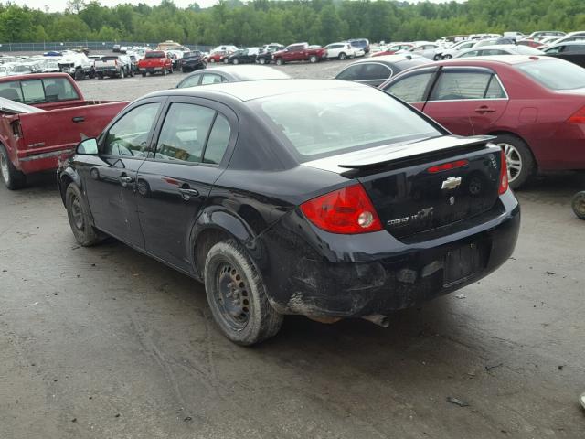 1G1AL58F777397055 - 2007 CHEVROLET COBALT LT BLACK photo 3