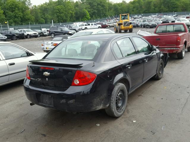 1G1AL58F777397055 - 2007 CHEVROLET COBALT LT BLACK photo 4