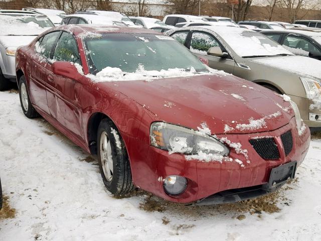 2G2WP552961197328 - 2006 PONTIAC GRAND PRIX ბურგუნდია ფოტო 1