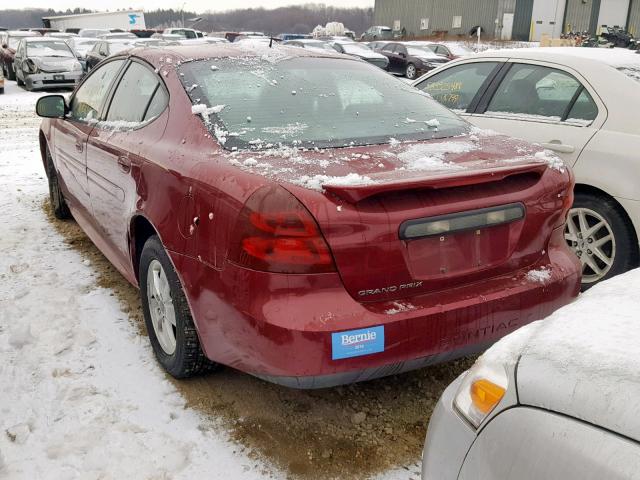 2G2WP552961197328 - 2006 PONTIAC GRAND PRIX ბურგუნდია ფოტო 3