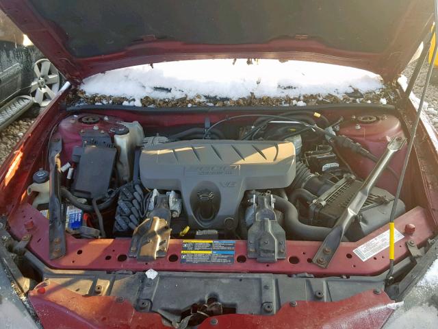 2G2WP552961197328 - 2006 PONTIAC GRAND PRIX ბურგუნდია ფოტო 7