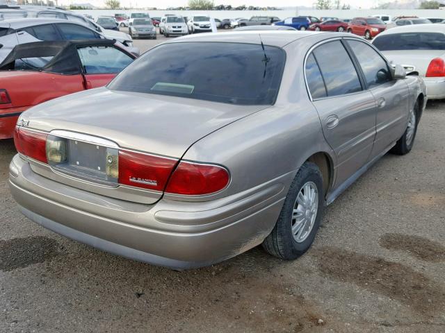 1G4HR54K344165987 - 2004 BUICK LESABRE LI GOLD photo 4