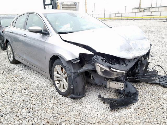 1C3CCCAB9FN604667 - 2015 CHRYSLER 200 LIMITE GRAY photo 1