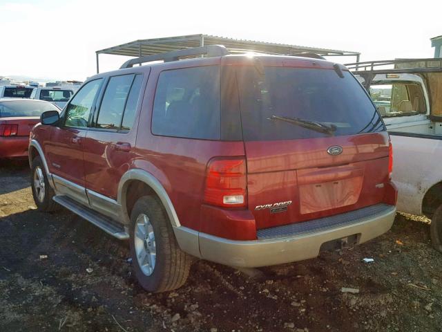 1FMZU74E65UA54862 - 2005 FORD EXPLORER E RED photo 3