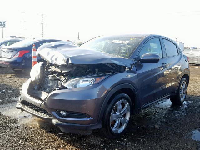 3CZRU6H57GM705846 - 2016 HONDA HR-V EX GRAY photo 2