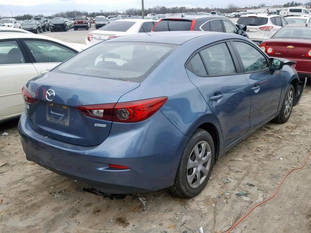 JM1BM1T78F1247345 - 2015 MAZDA 3 SV BLUE photo 4