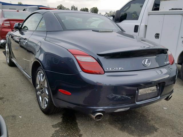 JTHFN48Y169003408 - 2006 LEXUS SC 430 BLUE photo 3