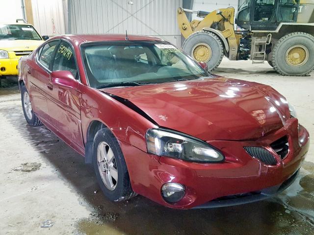 2G2WP522X51168620 - 2005 PONTIAC GRAND PRIX MAROON photo 1